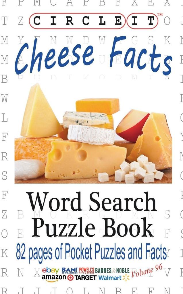 Circle It Cheese Facts Word Search Puzzle Book