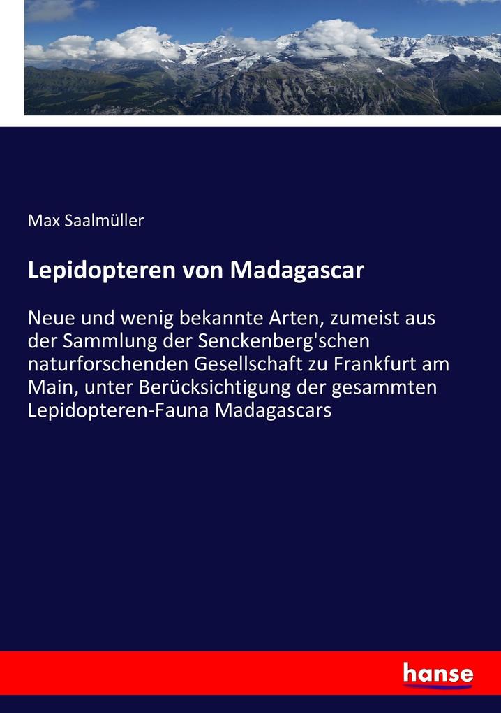 Lepidopteren von Madagascar