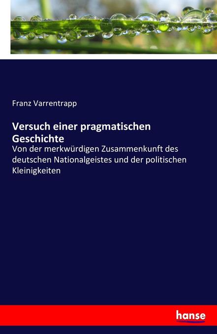 Image of Versuch einer pragmatischen Geschichte