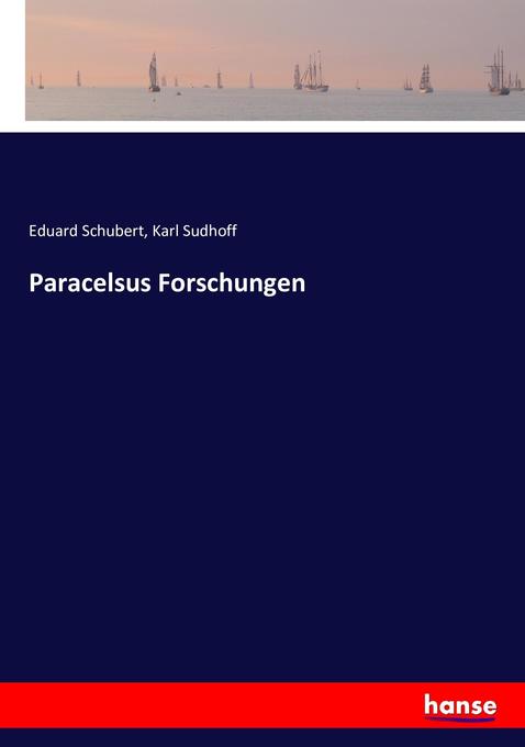 Image of Paracelsus Forschungen