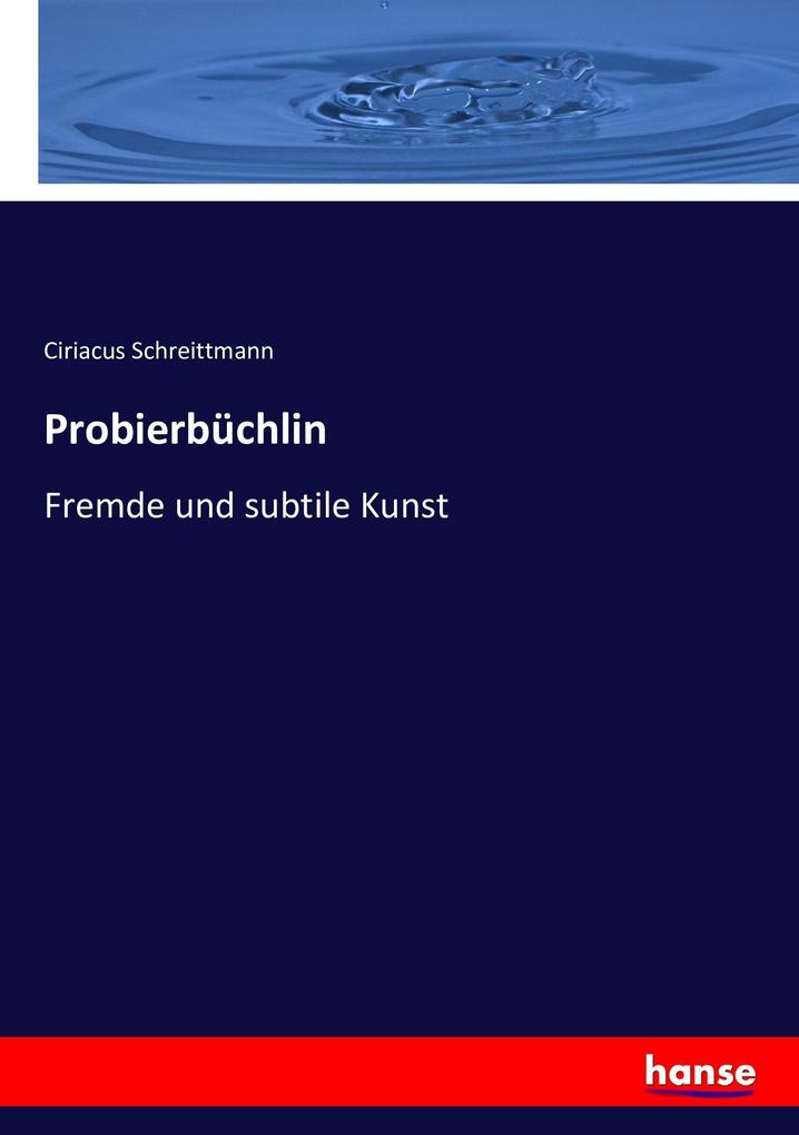 Probierbüchlin