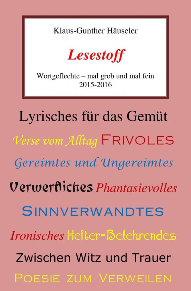 Lesestoff