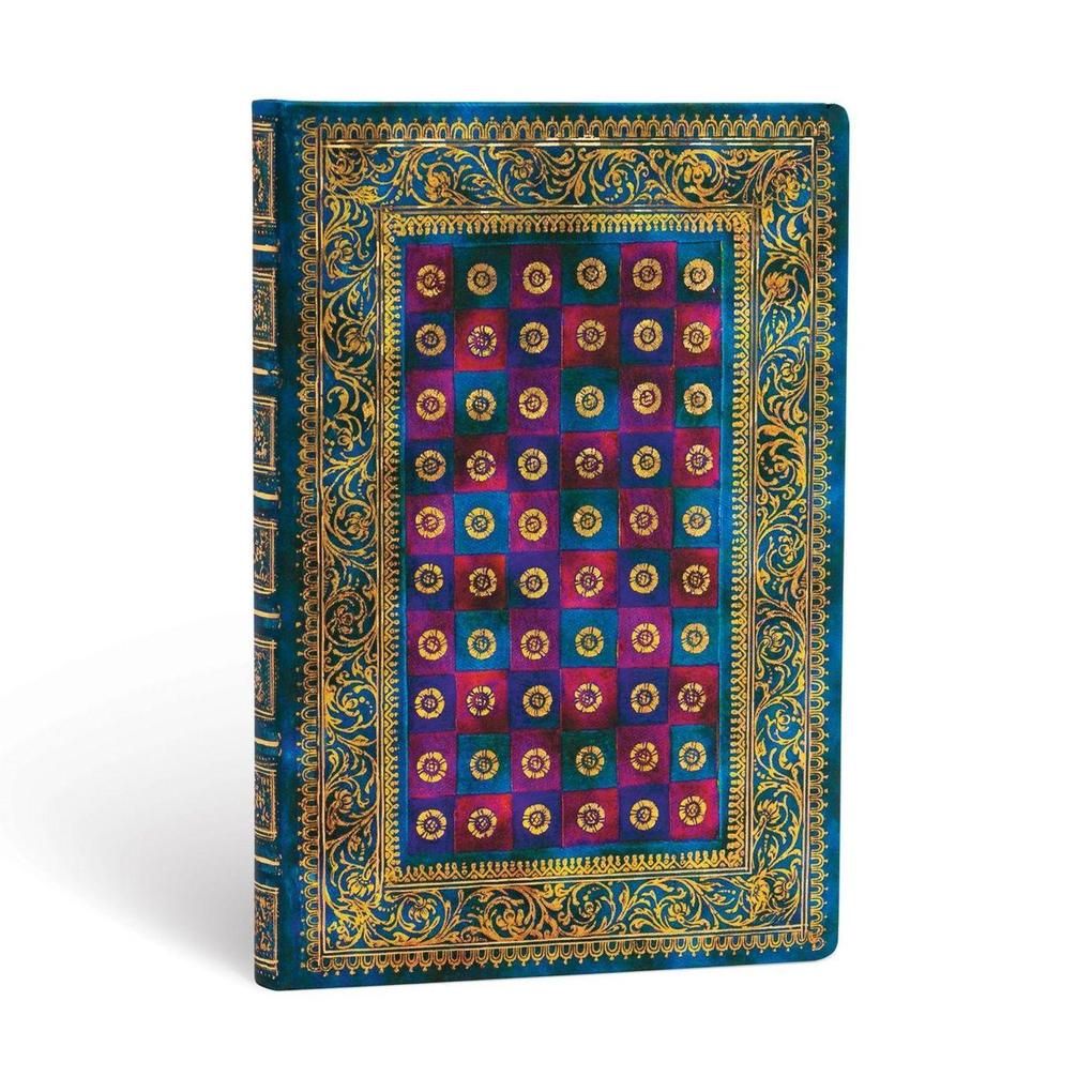 Mini 'Venetian Mornings Celeste' Plain Notebook