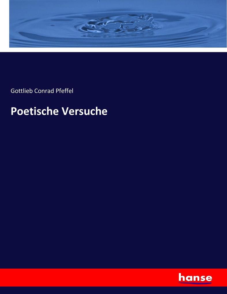 Poetische Versuche