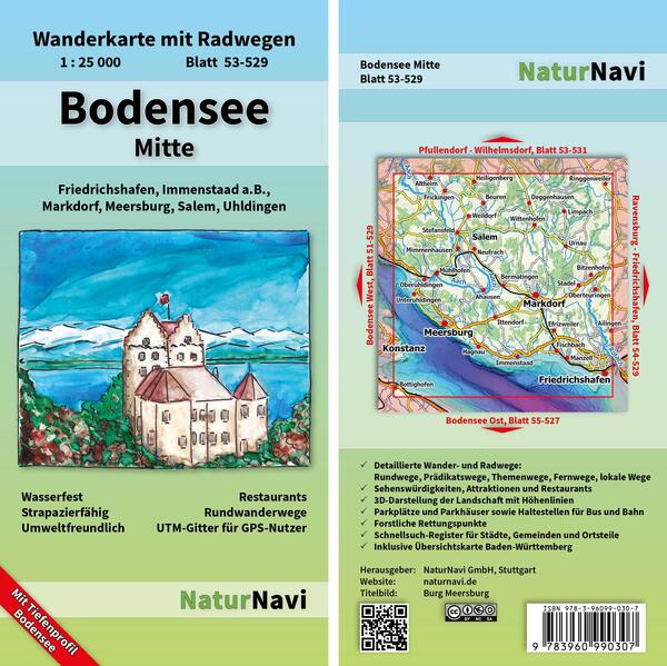 Bodensee Mitte 1 : 25 000 Blatt 53-529