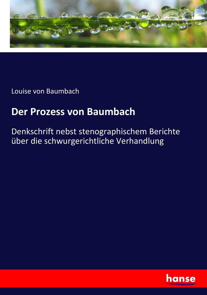 Der Prozess von Baumbach