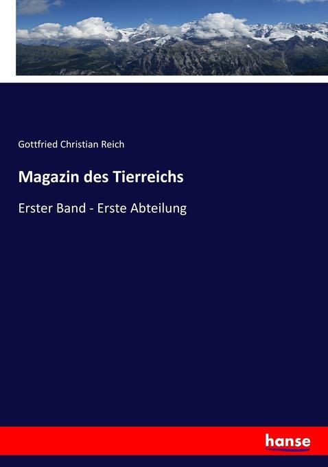 Image of Magazin des Tierreichs