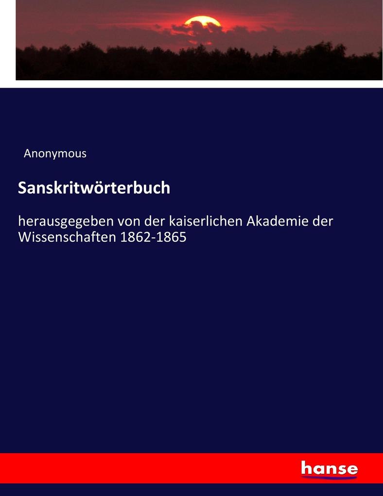 Sanskritwörterbuch