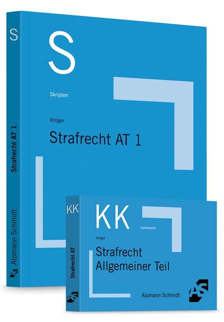 Paket Krüger Skript Strafrecht AT 1 + Krüger Karteikarten Strafrecht AT