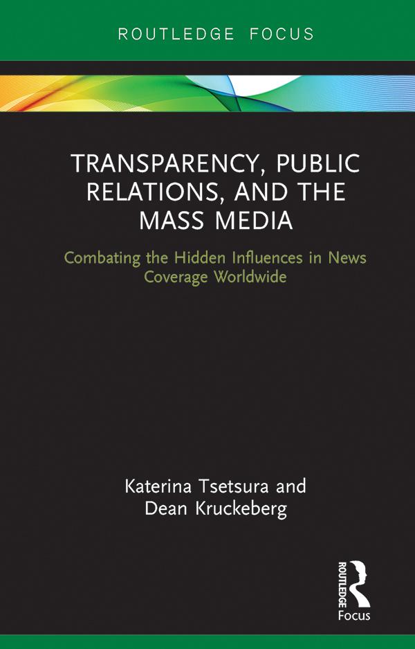 Transparency Public Relations and the Mass Media