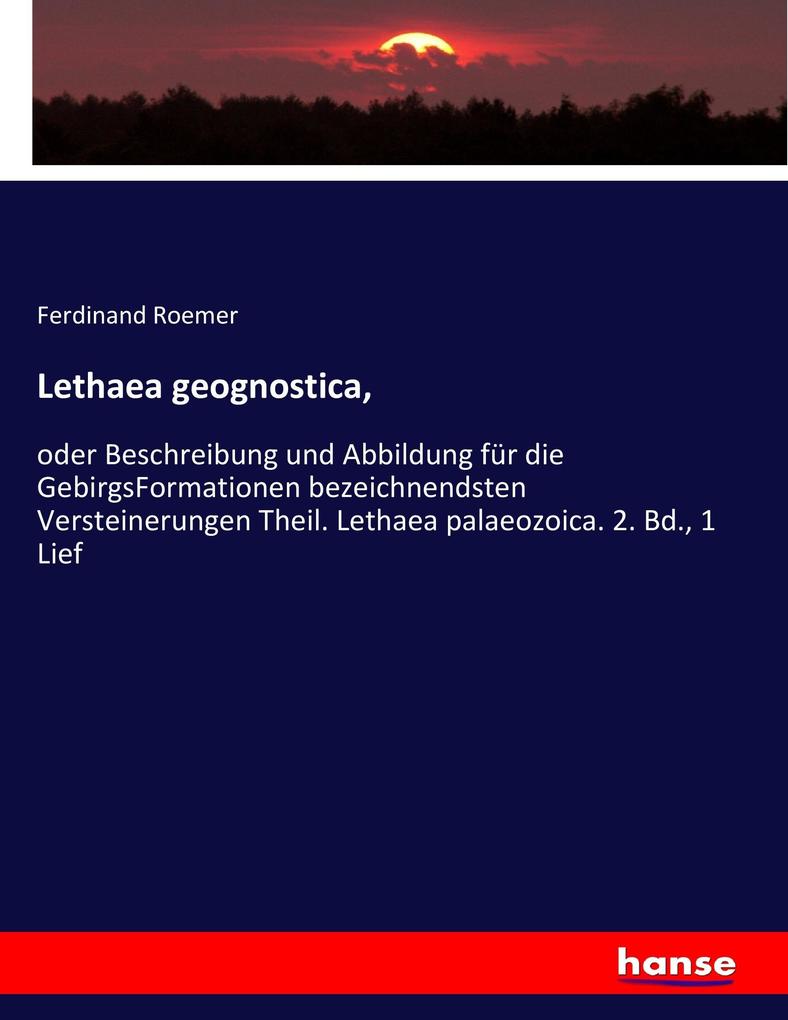 Lethaea geognostica