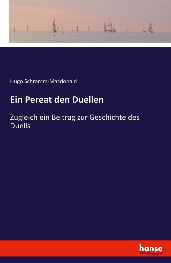 Ein Pereat den Duellen