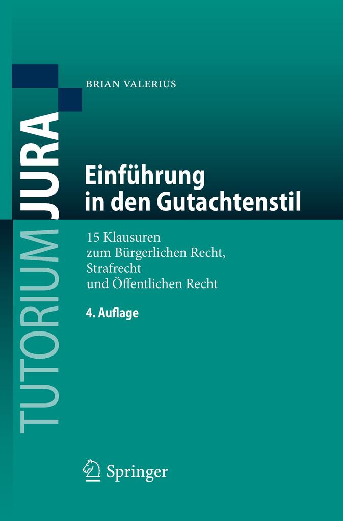 Einführung in den Gutachtenstil