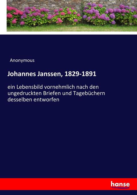 Johannes Janssen 1829-1891