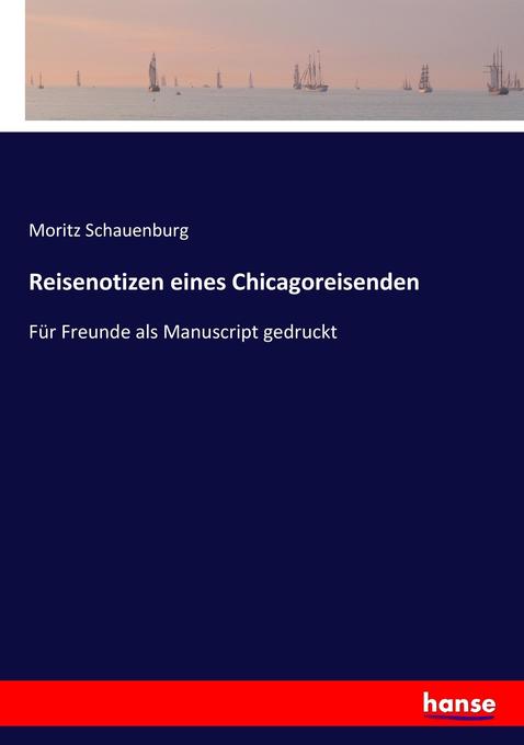 Image of Reisenotizen eines Chicagoreisenden