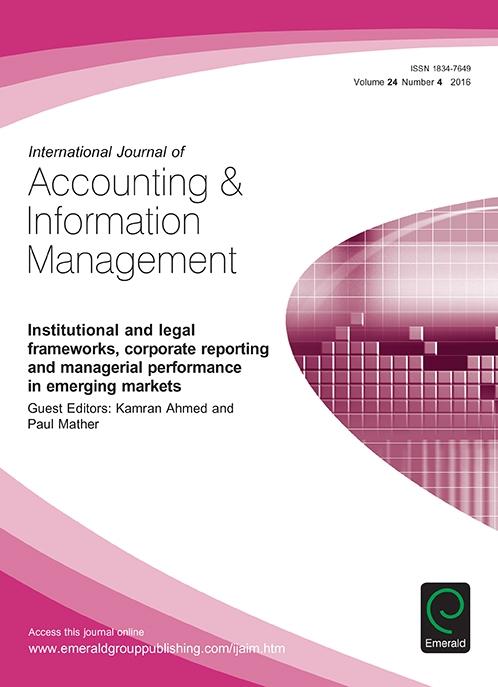 Institutional and legal frameworks corporate reporting and managerial performance in emerging markets