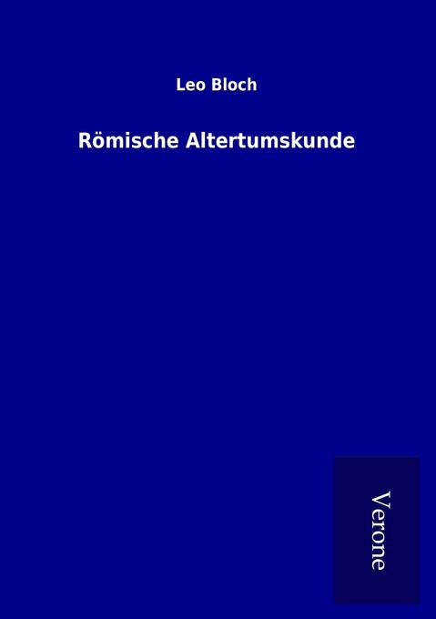 Römische Altertumskunde
