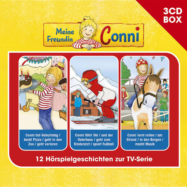 Image of Meine Freundin Conni (tv-hörspiel) - Meine Freundin Conni-3-CD Hörspielbox Vol.2 - (CD)