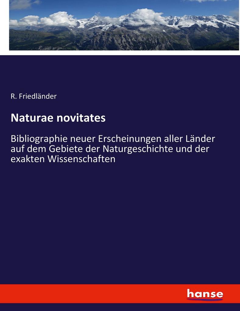 Naturae novitates