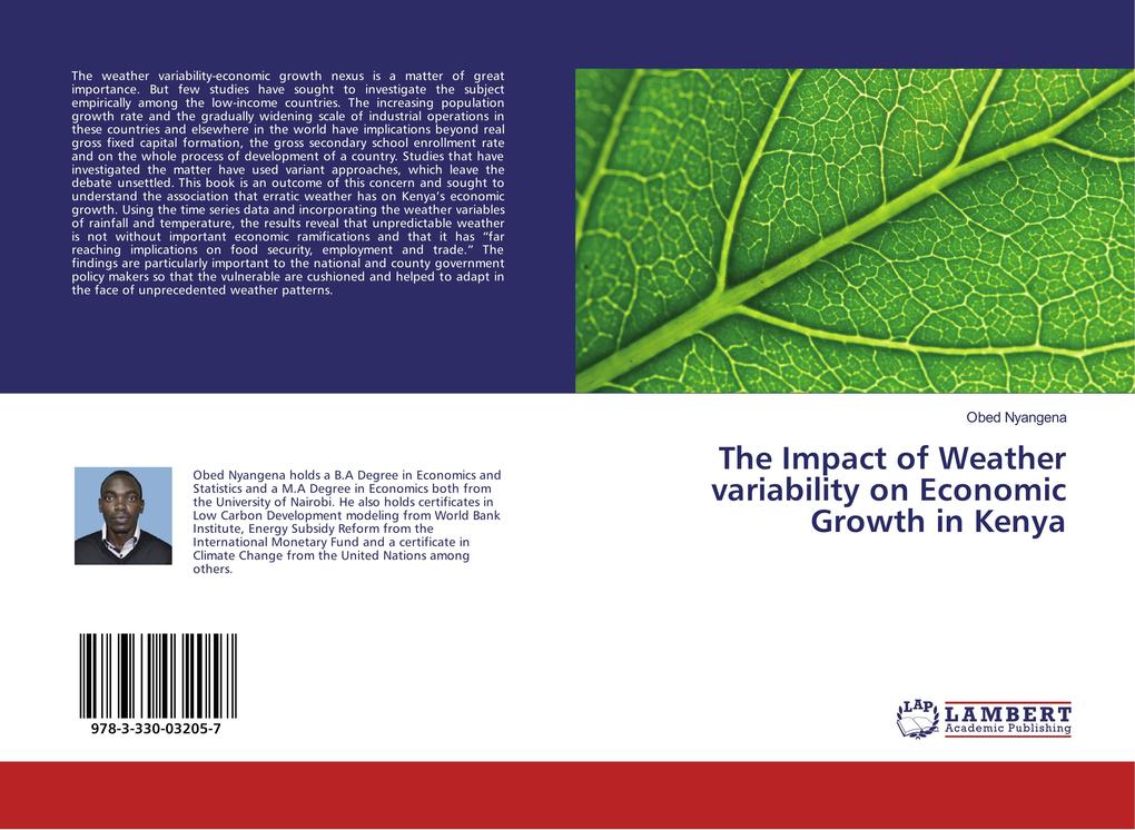 The Impact of Weather variability on Economic Growth in Kenya