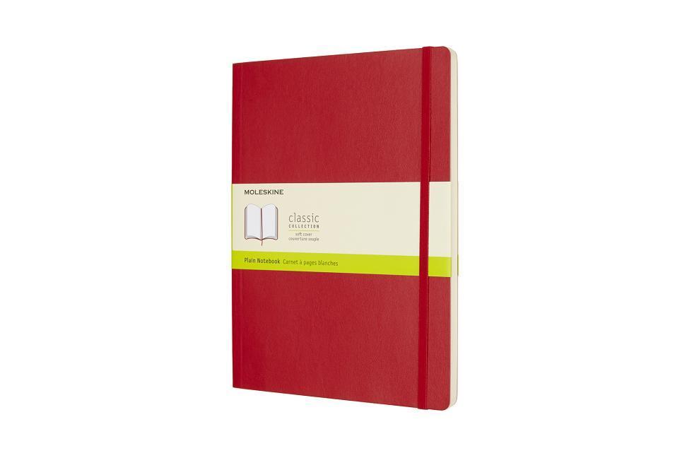 Moleskine Notizbuch Xlarge Blanko Soft Cover Scharlachrot