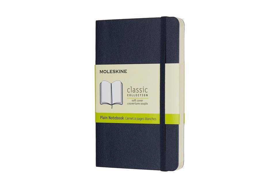 Moleskine Notizbuch Pocket/A6 Blanko Soft Cover Saphir