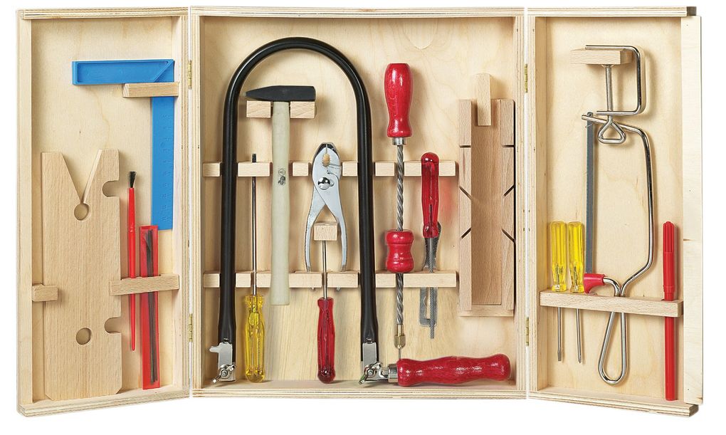 PEBARO Qualitäts-Laubsägeschrank 24 Teile