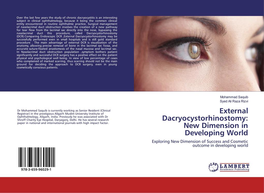 External Dacryocystorhinostomy: New Dimension in Developing World