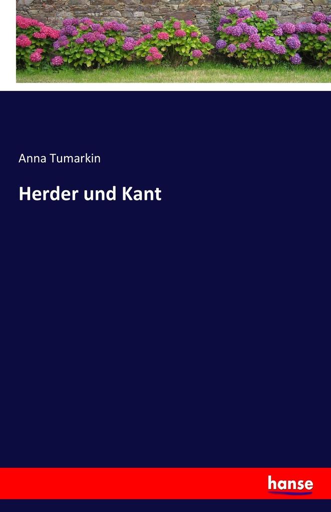 Herder und Kant