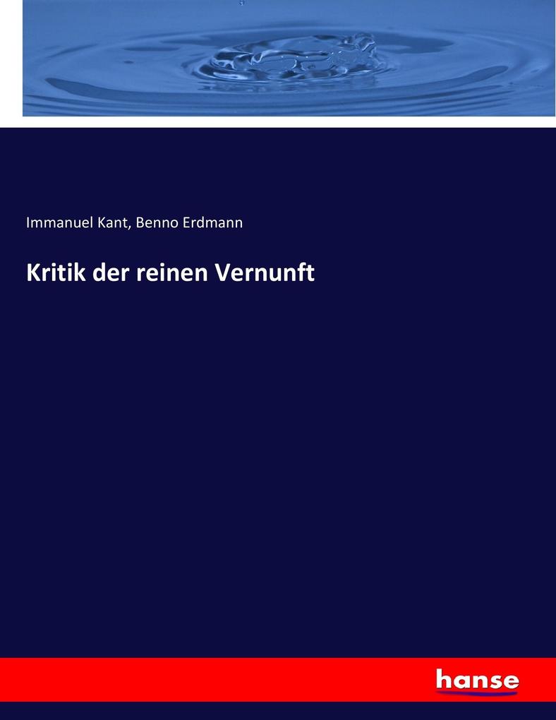 Kritik der reinen Vernunft