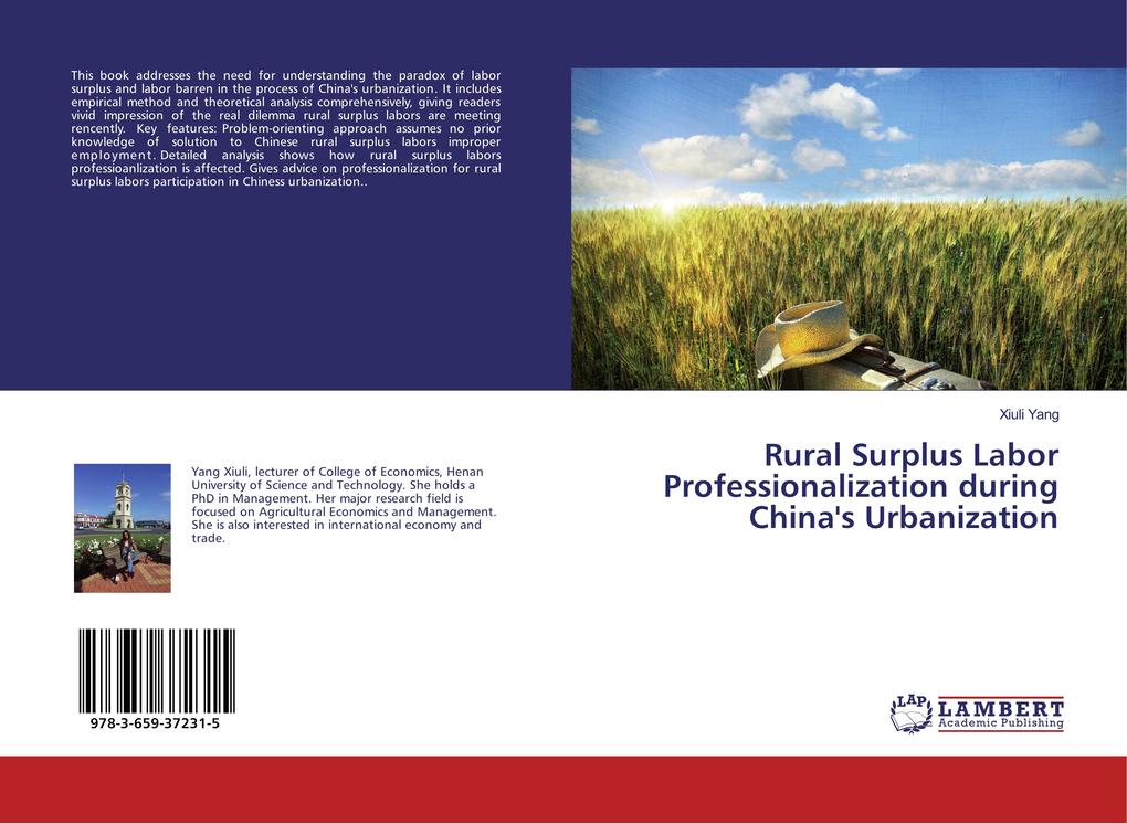 Rural Surplus Labor Professionalization during China‘s Urbanization