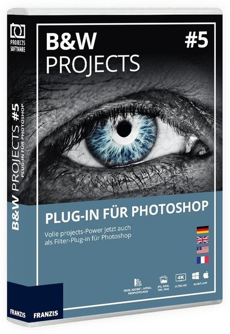 'BLACK & WHITE' projects 5 Plug-in für Photoshop