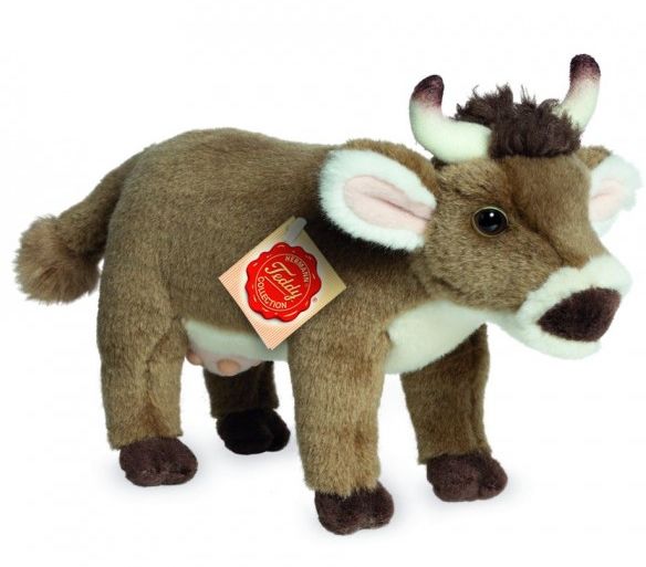 Image of Teddy Hermann Kuscheltier "Kuh", 22 cm, braun
