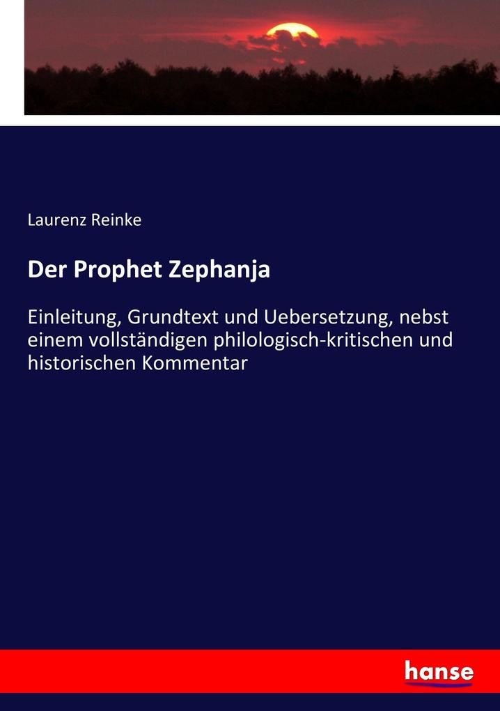 Der Prophet Zephanja