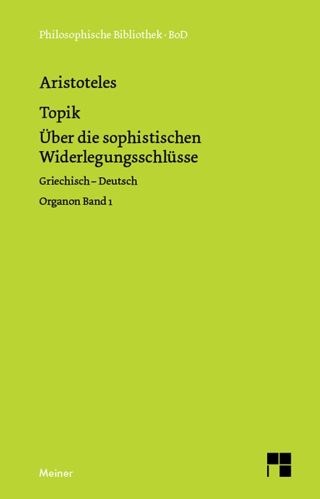 Topik neuntes Buch oder Über die sophistischen Widerlegungsschlüsse
