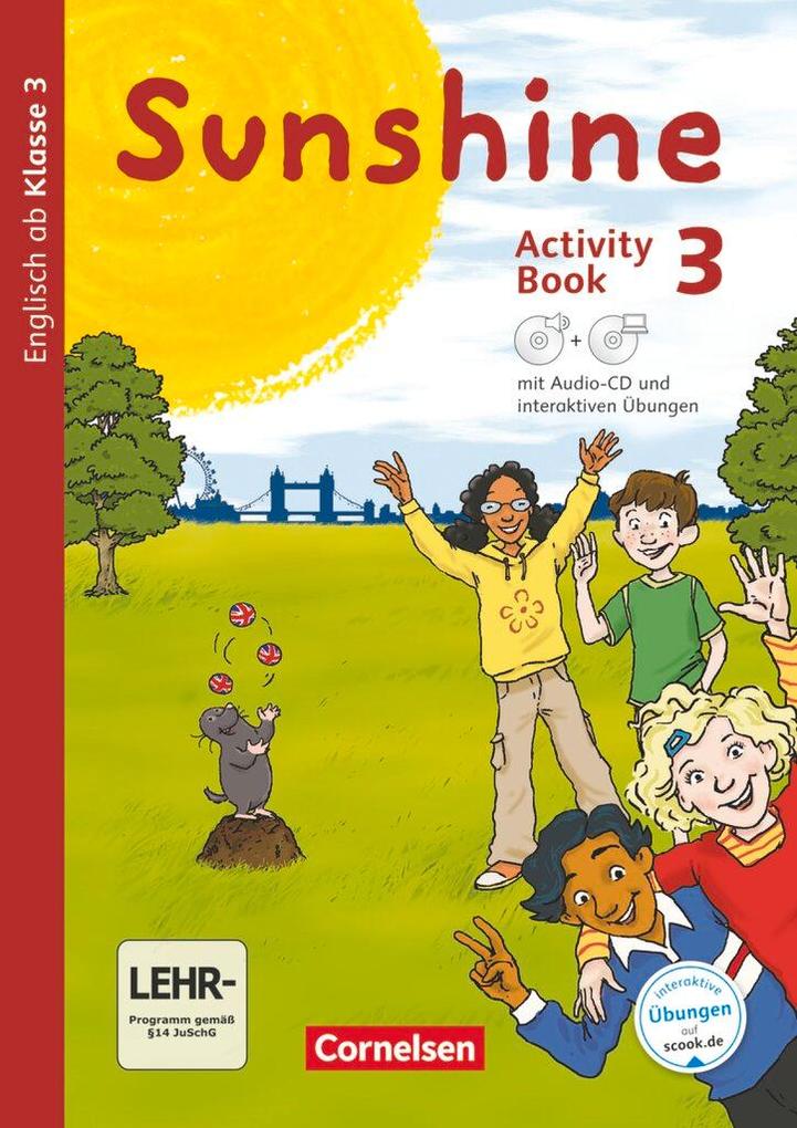 Sunshine 3. Schuljahr - Allgemeine Ausgabe - Activity Book mit interaktiven Übungen auf scook.de