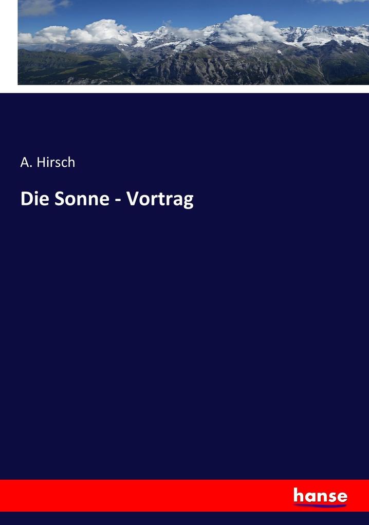 Die Sonne - Vortrag