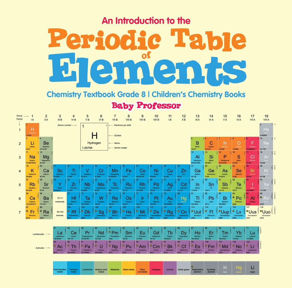 An Introduction to the Periodic Table of Elements : Chemistry Textbook Grade 8 | Children‘s Chemistry Books