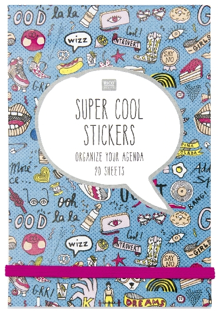 Stickerbuch Magical Summer Blau