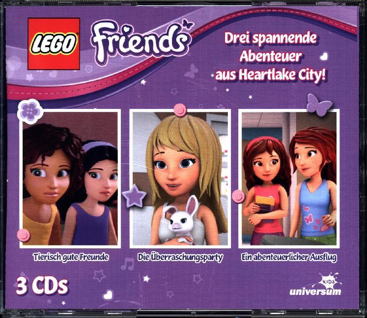 LEGO Friends Hörspielbox. Box.1 3 Audio-CD