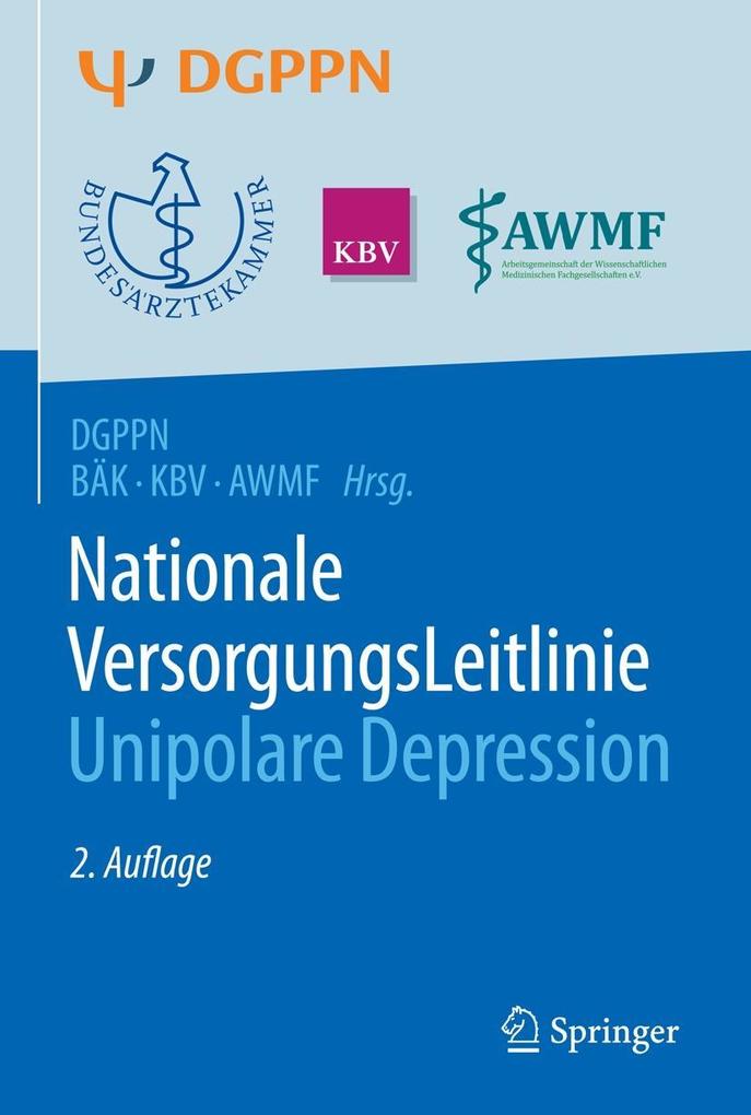 S3-Leitlinie/Nationale VersorgungsLeitlinie Unipolare Depression
