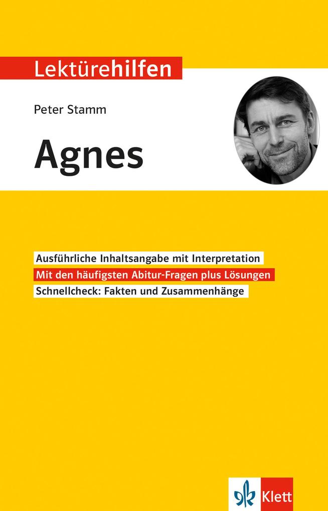 Image of Lektürehilfen Peter Stamm Agnes