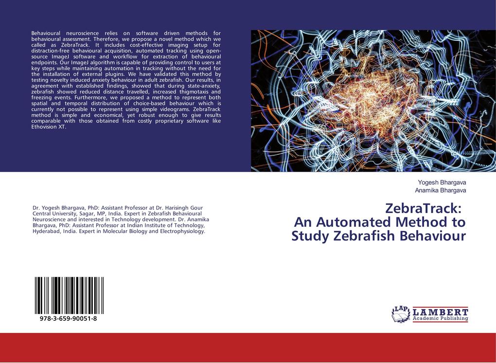 ZebraTrack: An Automated Method to Study Zebrafish Behaviour
