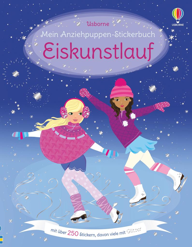 Image of Mein Anziehpuppen-Stickerbuch - Eiskunstlauf - Fiona Watt, Kartoniert (TB)