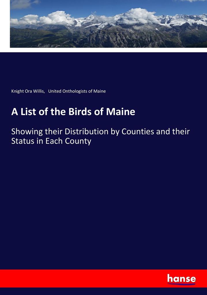 Image of A List of the Birds of Maine