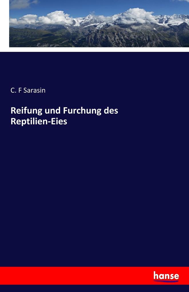 Image of Reifung und Furchung des Reptilien-Eies