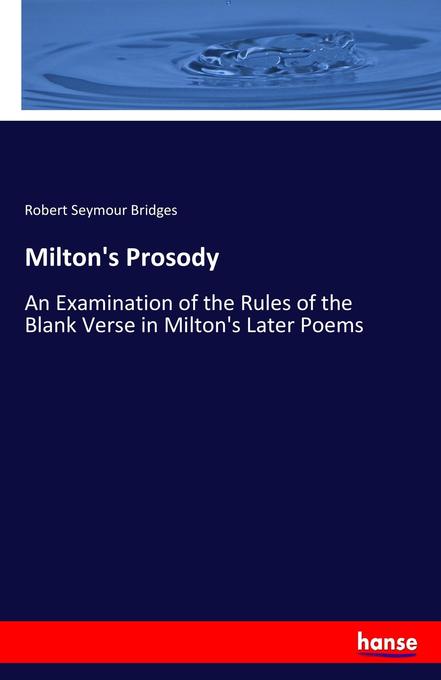 Milton‘s Prosody