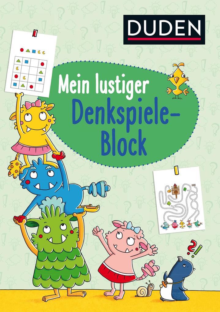 Image of Duden: Mein Lustiger Denkspiele-Block - Andrea Weller-Essers, Kartoniert (TB)