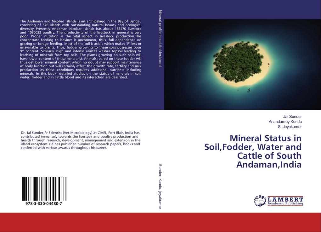 Mineral Status in SoilFodder Water and Cattle of South AndamanIndia