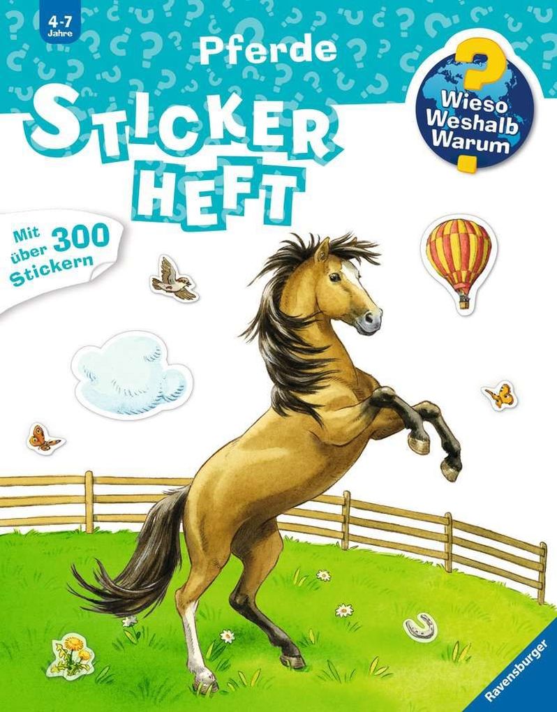 Image of Ravensburger 32679 WWW Stickerheft: Pferde